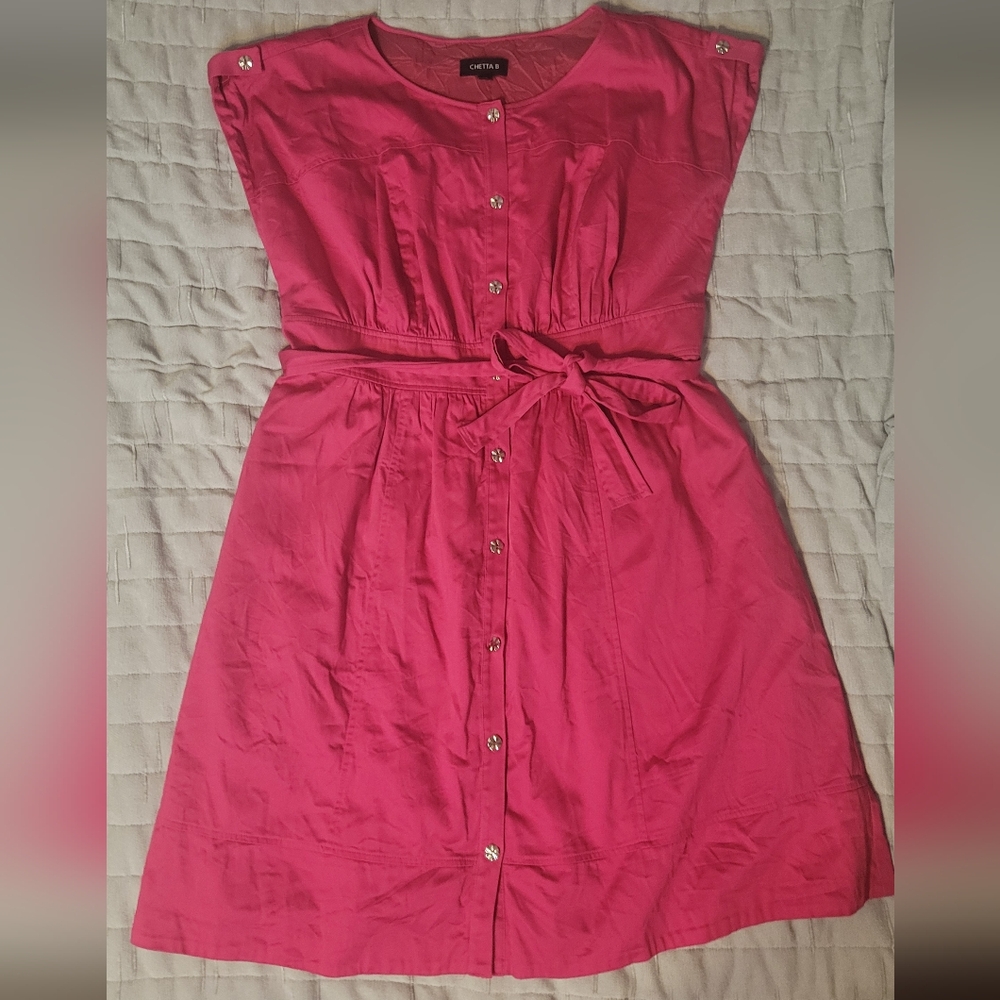 Chetta B Pink Asymmetrical Dress